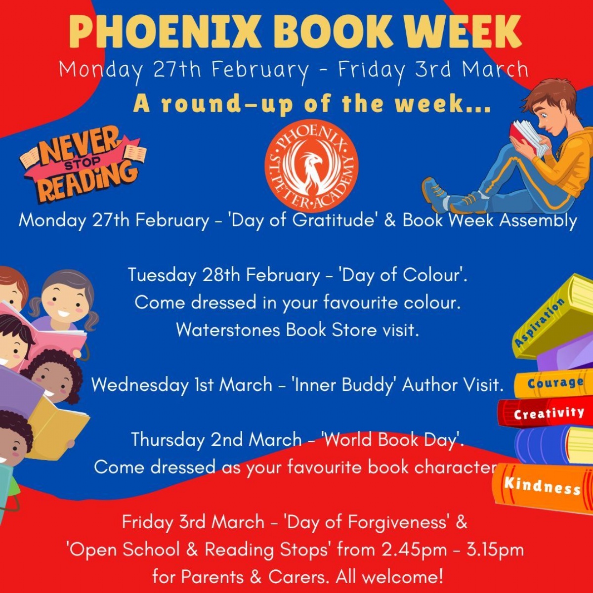 Phoenix St Peter Academy World Book Week